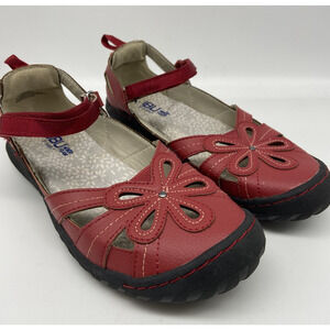 JBU by Jambu‎ Shoes Womens Sz 7M Red Mary Jane Magnolia B2MAG03